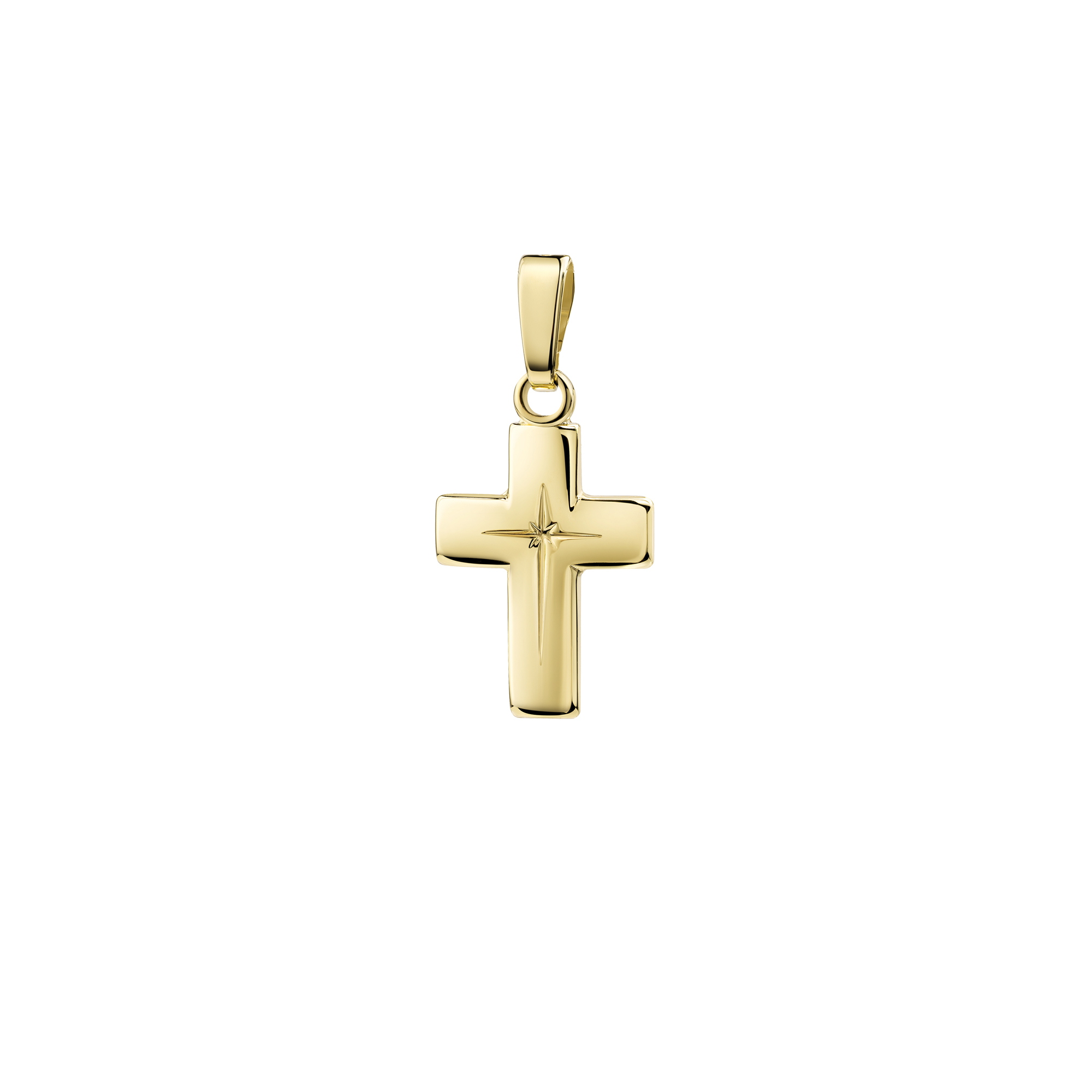 Kleines Taufkreuz Goldkreuz Anhänger Gold 750 mit Kette oder ohne Kette wählbar - Bild 7 von 53